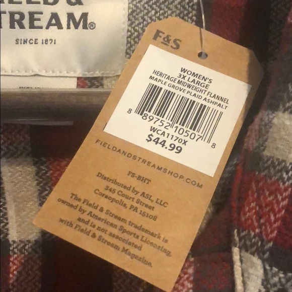 NWT Plaid Flannel shirt 2X - Picture 4 of 5